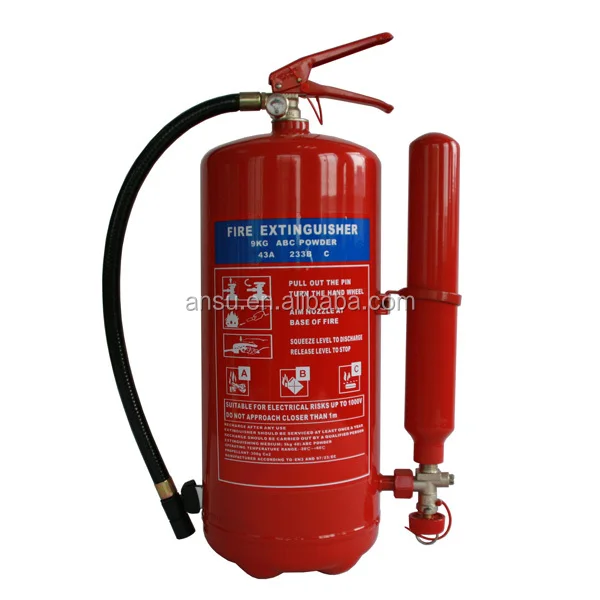 6KG 9KG  ABC Fire Extinguishers with External Cartridge Dry chemical powder MAP fire fighting extinguisher