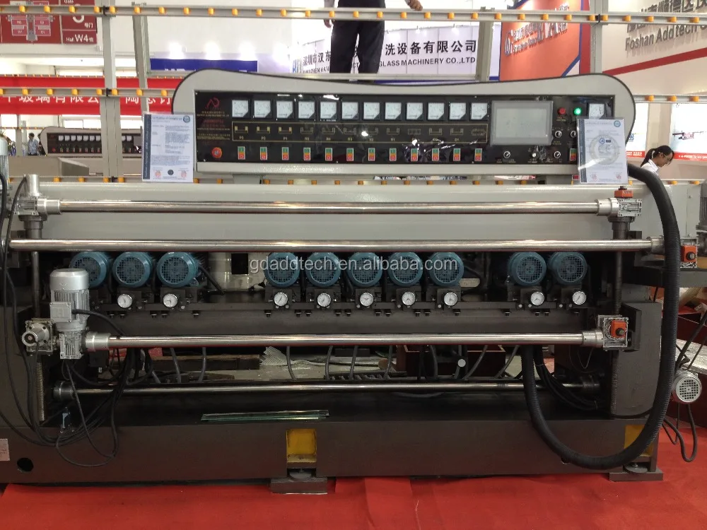 
Small glass beveling machine / Perfect mirror polishing / ABB motors and PLC control 