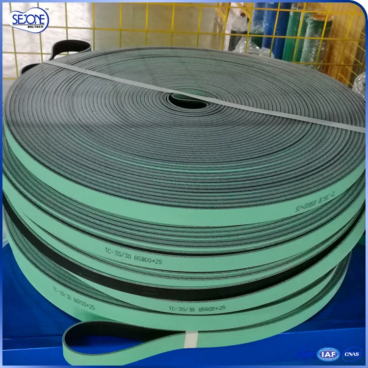 3.0mm Thickness Polyester Finger Joint Flat Transmission Belt