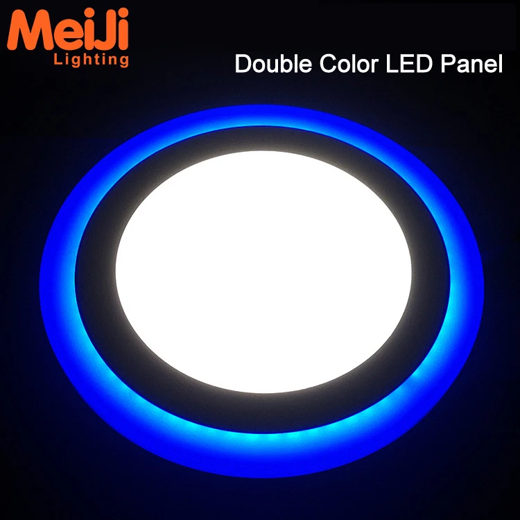 ceiling decorative lighting energy saving double color led panel light dimmable