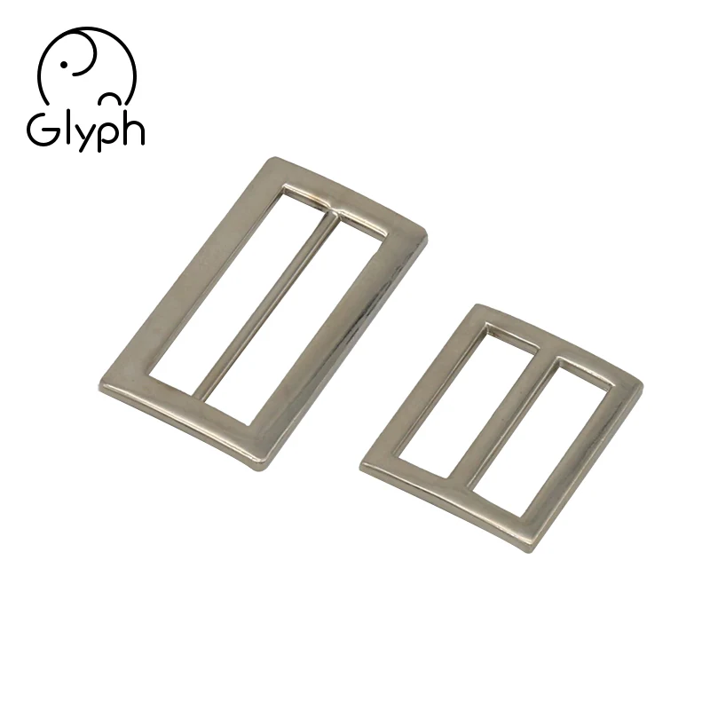 
High quality custom silver 30mm tri-glide buckle metal slider buckle 20mm for handbags 
