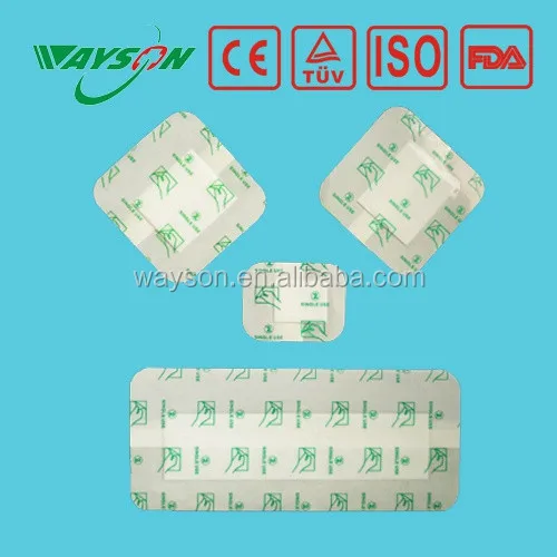 
2021 waterproof and transparent plaster with absorbent pad 