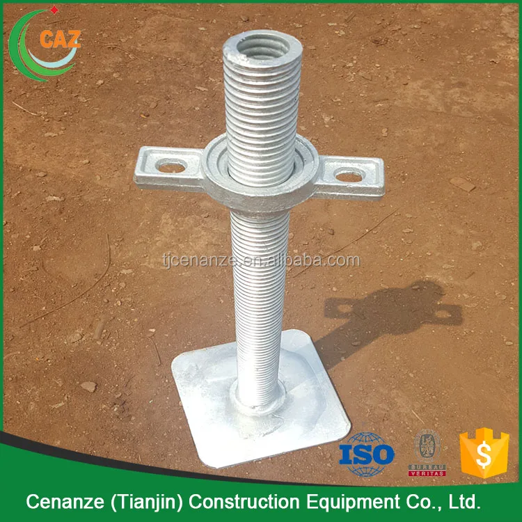 
scaffolding material weight jack size screw base jack 
