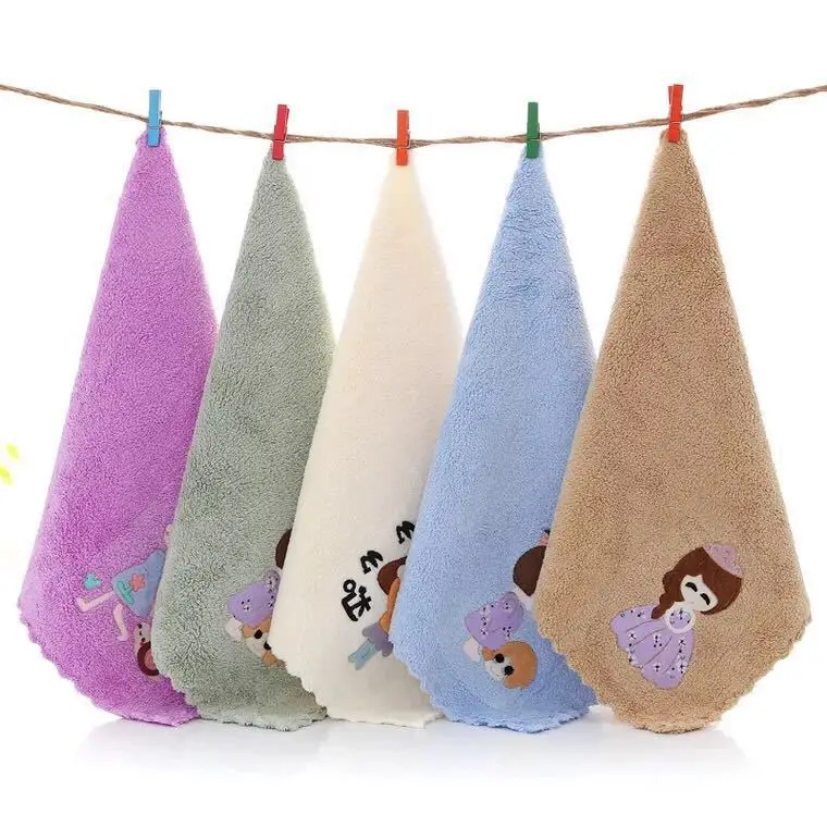 Kindergarten Children Towel Small Gift Hanging Face and Hand Towels