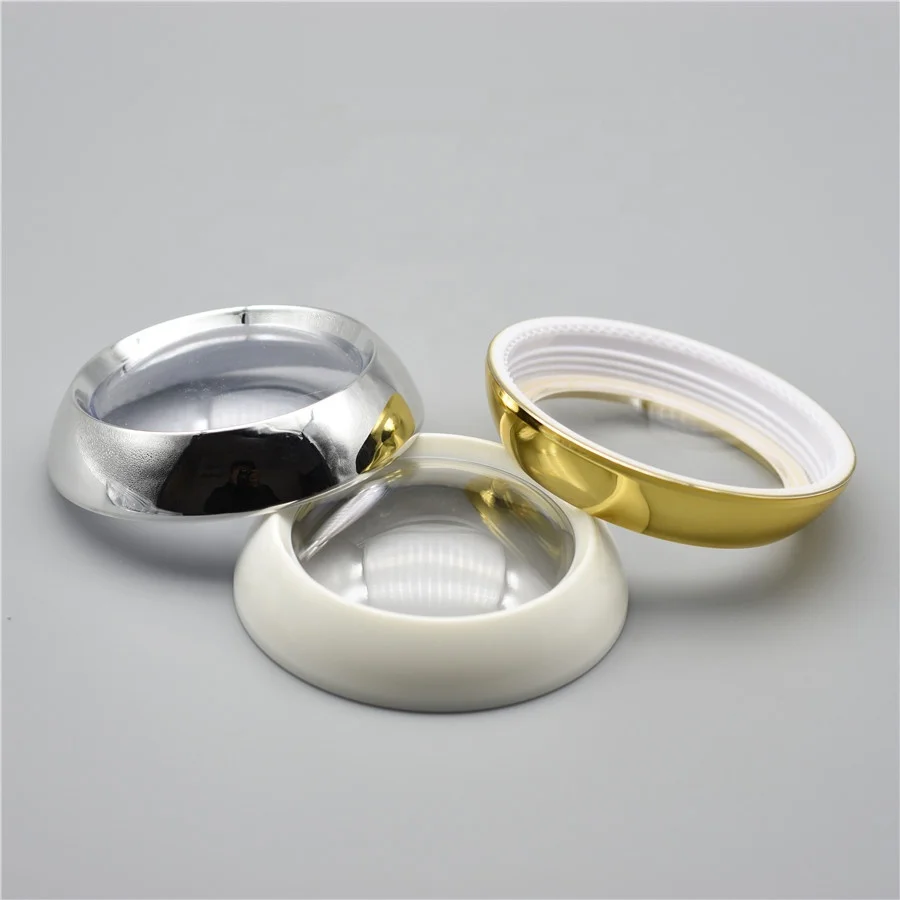 HeLun In Stock 10g 20g 30g 50g Gold Silver White Plastic Oval Jewelry Capsule Pill Jar