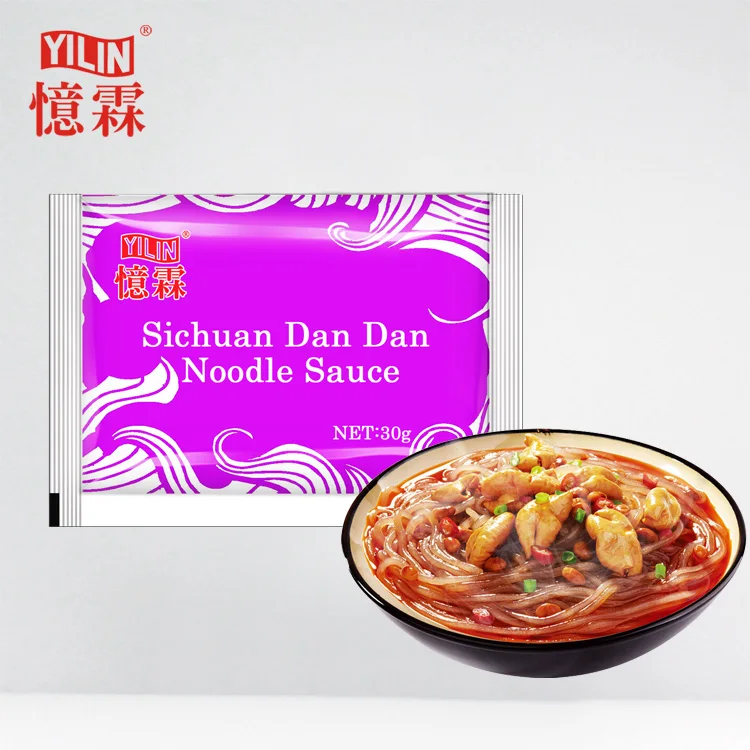 30g High Quality oriental  hot and Spicy Noodle seasoning Sauce with BRC certificates