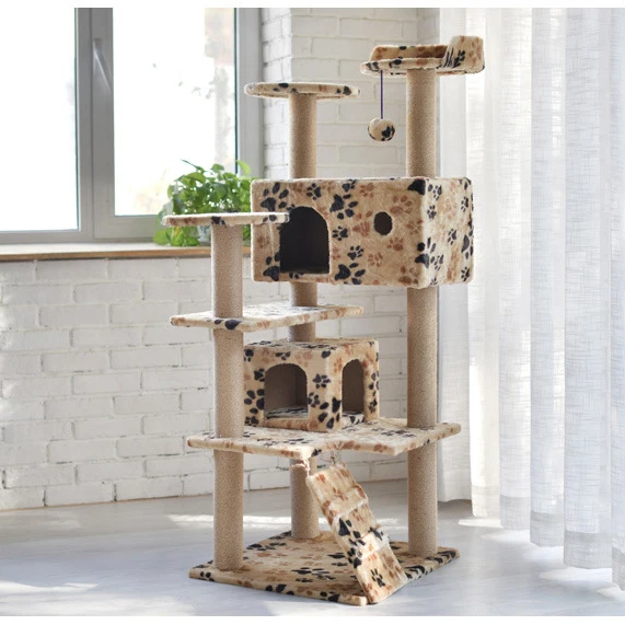 
Cat Activity Tree with Scratching Posts cat tree tower 