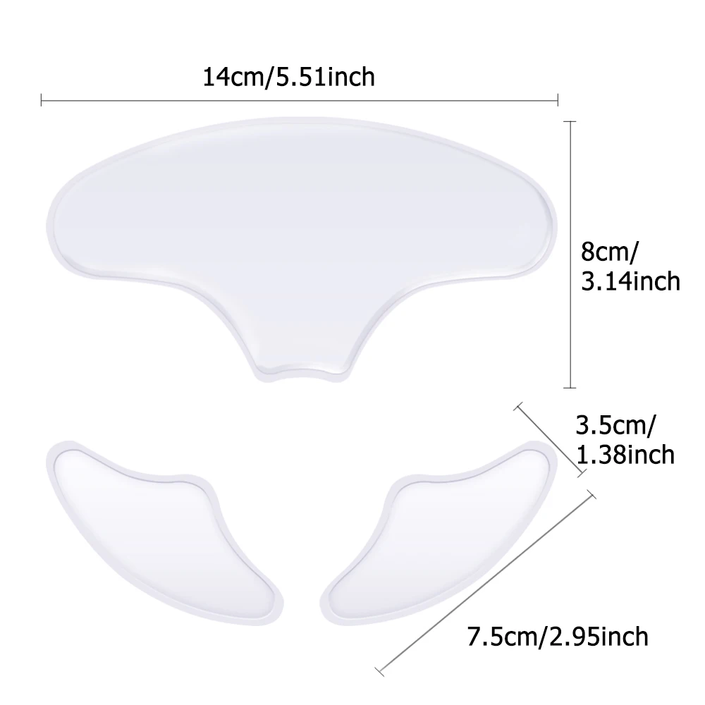 Reusable Anti Wrinkle Face Pads for Eyes and Brows Silicone Invisible Pad Anti-aging Prevent Face Wrinkle