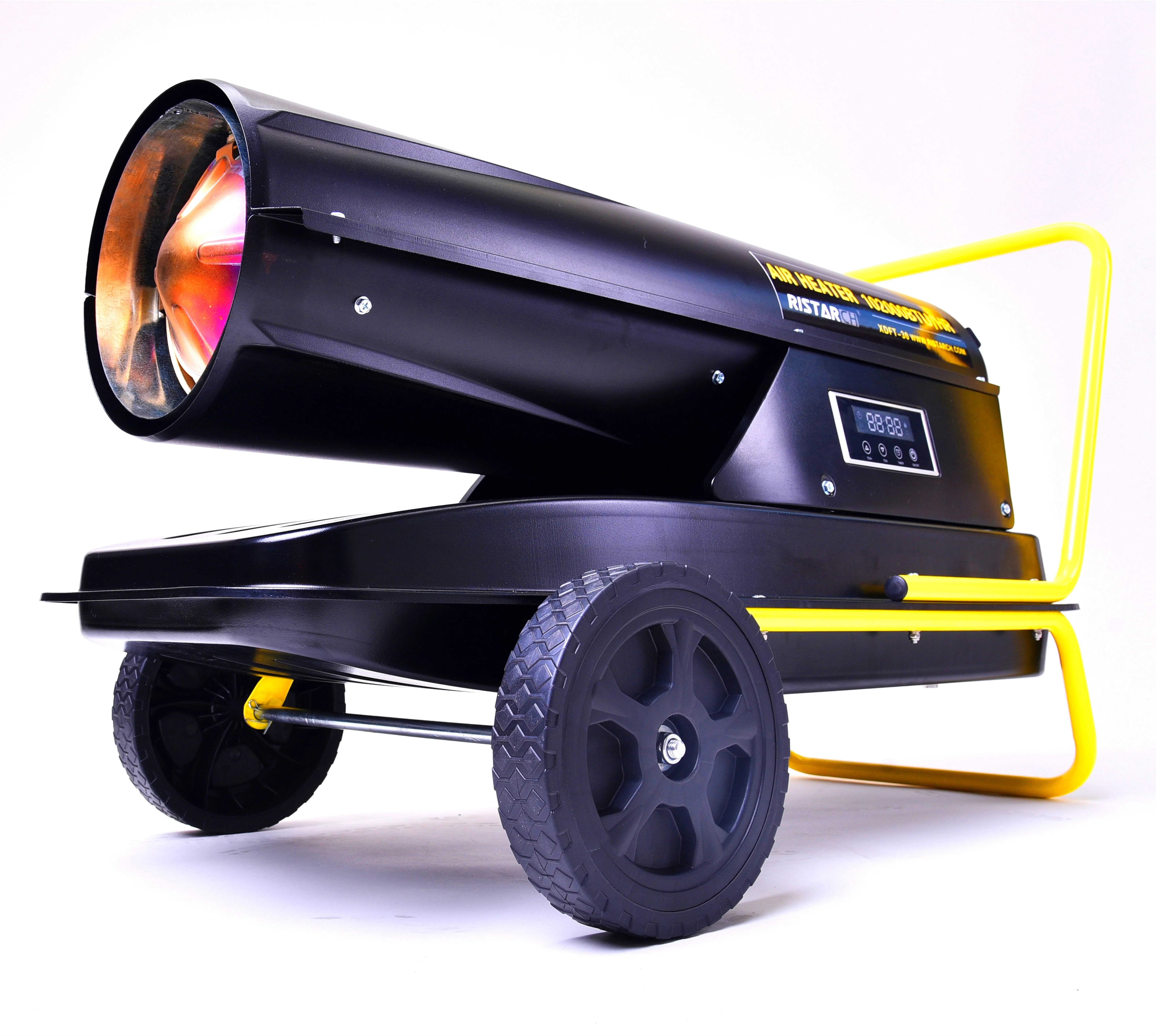 Diesel heat cannon with direct combustion