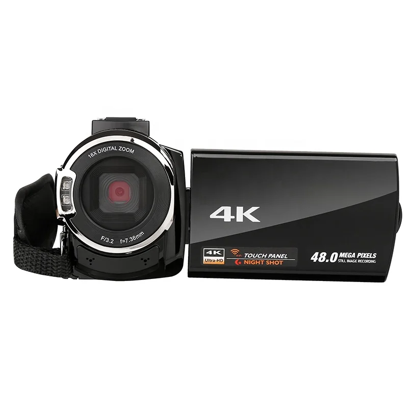 
48MP 3.0 inch Touch Screen Night Vision 16X Digital ZOOM Ultra HD 4k wifi video camera professional 