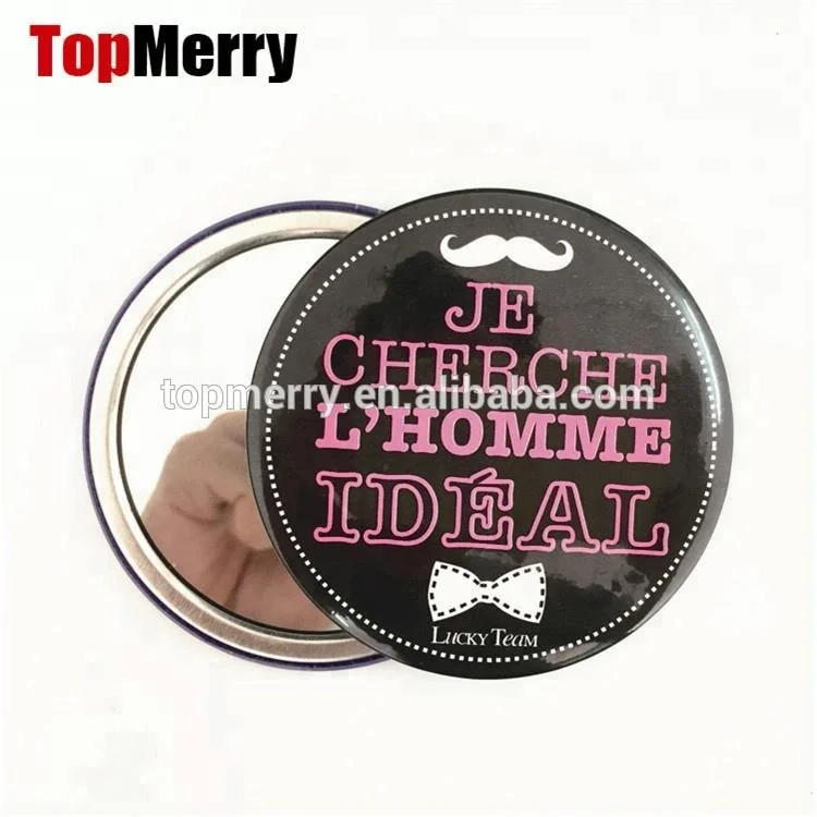 Factory offer custom hand pocket mirror on sale
