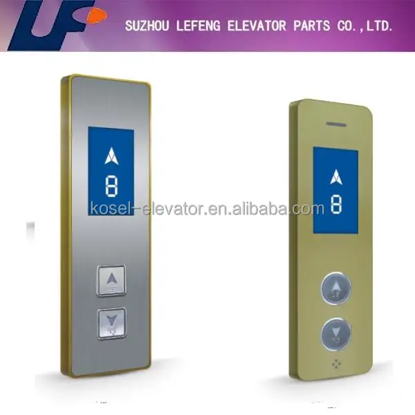 
Mitsubishi elevator st.st./golden etching lop with lcd /dot-matrix display 