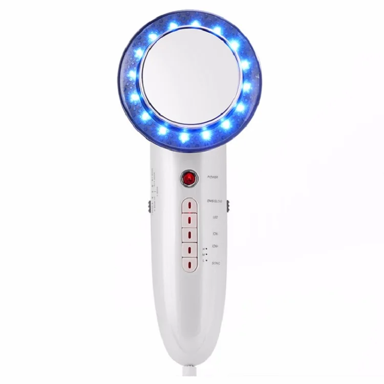 
6 In 1 EMS Ultrasonic LED Facial Body Beauty Machine Therapy Anti Cellulite Massager 