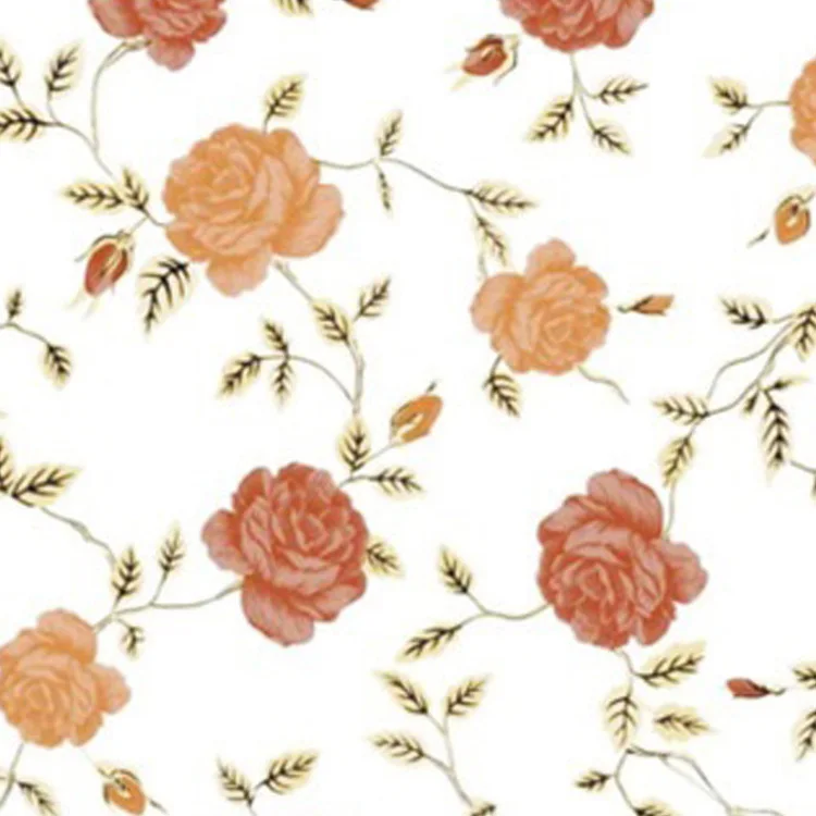PVC home decorative flowers printed vinyl adhesive film rolls for kitchen
