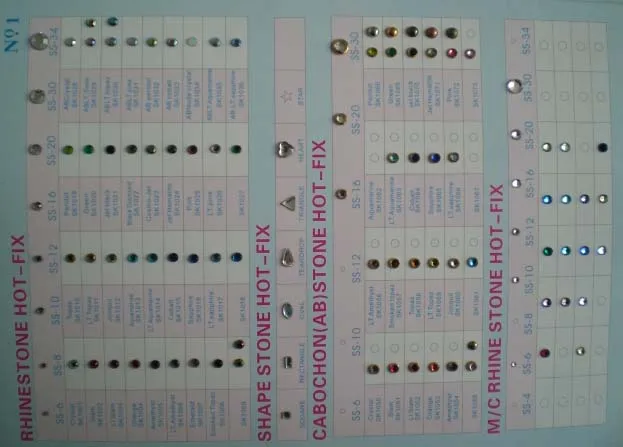 2016 Fashion Crystal Hot Fix Rhinestone Motif for T shirt