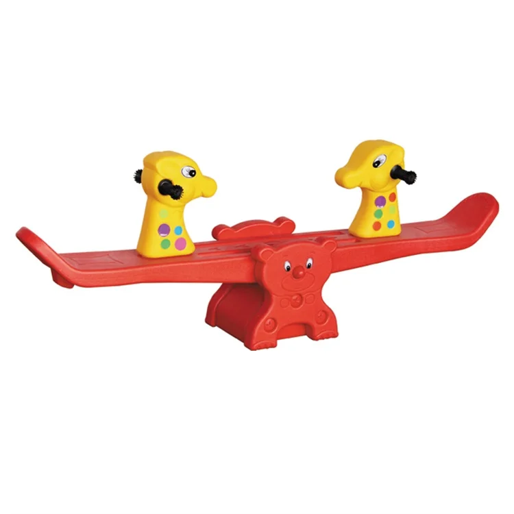 Traditional Indoor Kids Plastic Seat Seesaw