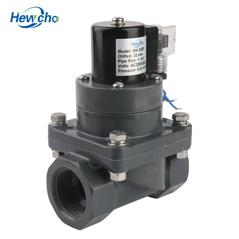 1.25 Inch AC220V Salt Water Acid Resistant Solenoid Valve