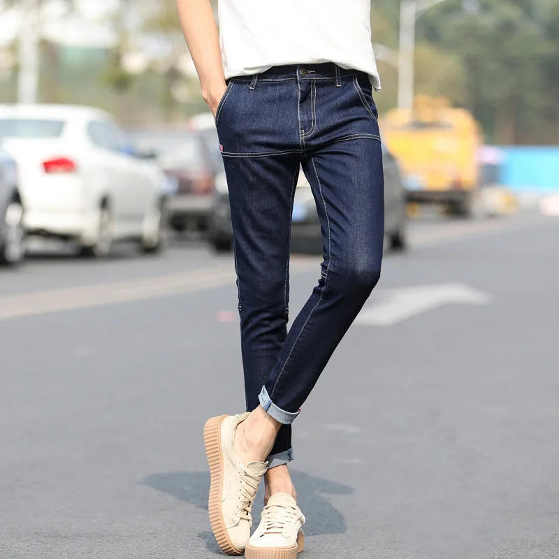 
HT-MJ 2017 OEM service of asian jeans boy new model jeans men 