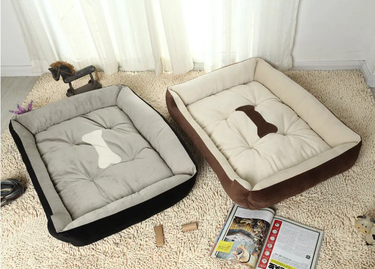 Wholesale XL Soft PP Cotton Pet Pad High Quality Waterproof Oxford Fabric Breathable Bed Dog Warm Sofa Animals