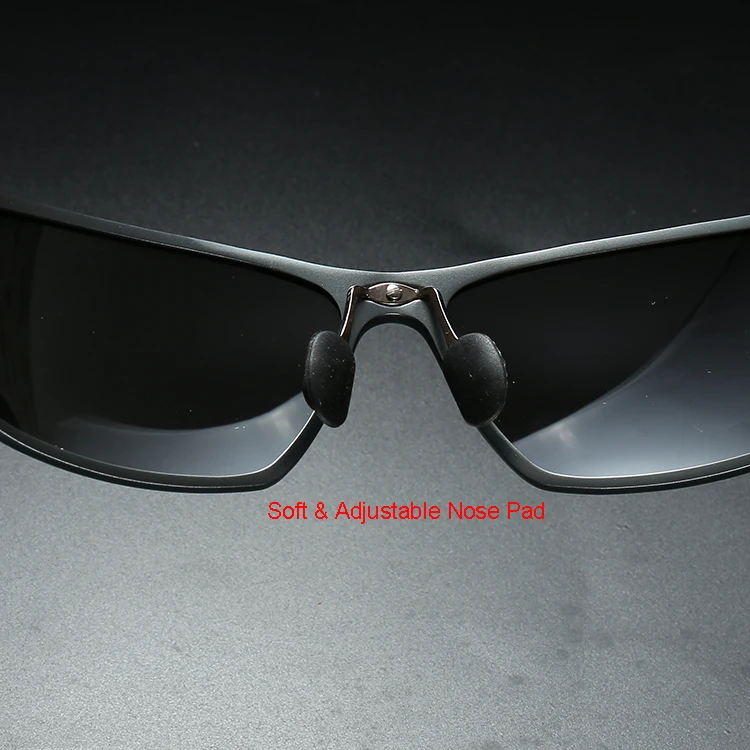 Polarized Night Vision Glasses Fishing Sports Aluminum Sunglasses