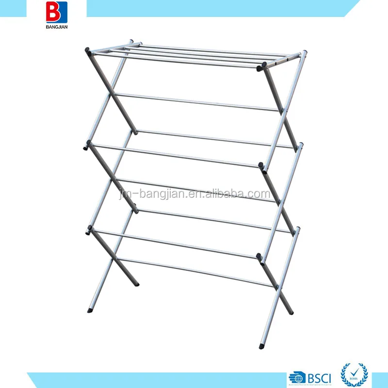Budget powder coating iron foldable laundry dryer