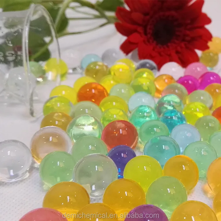Indoor Plants Crystal Soil, Home Decoration Colorful Pearls Crystal Water Beads