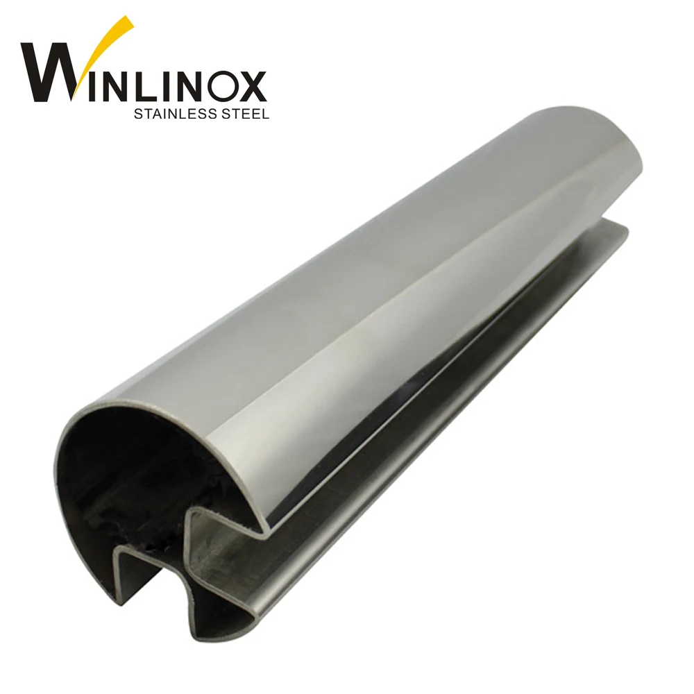 China manufacturer Foshan inox 1.4301/1.4401 groove tube