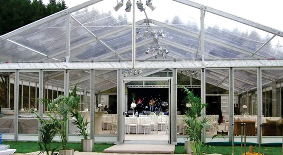 High Quality Pvc Fabric Clear Span Transparent Tent For Wedding Party Event