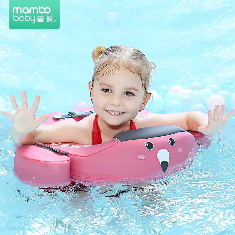 Mambobaby non-inflatable waist baby float swimming ring  not inflatable floats pool floating for infant kids children
