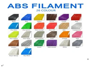 2017 dewang factory price multi-color printer filament 1.75mm/3.00mm pla/abs filament eco-friendly plastic 3d printer filament