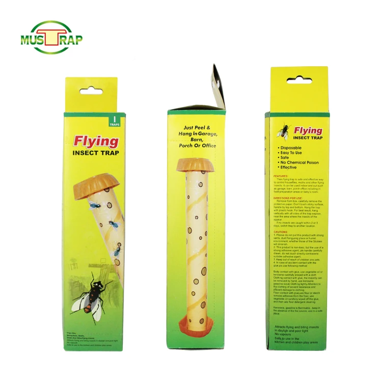 Pest Control Super Sticky Lantern Paper Fly Glue Trap