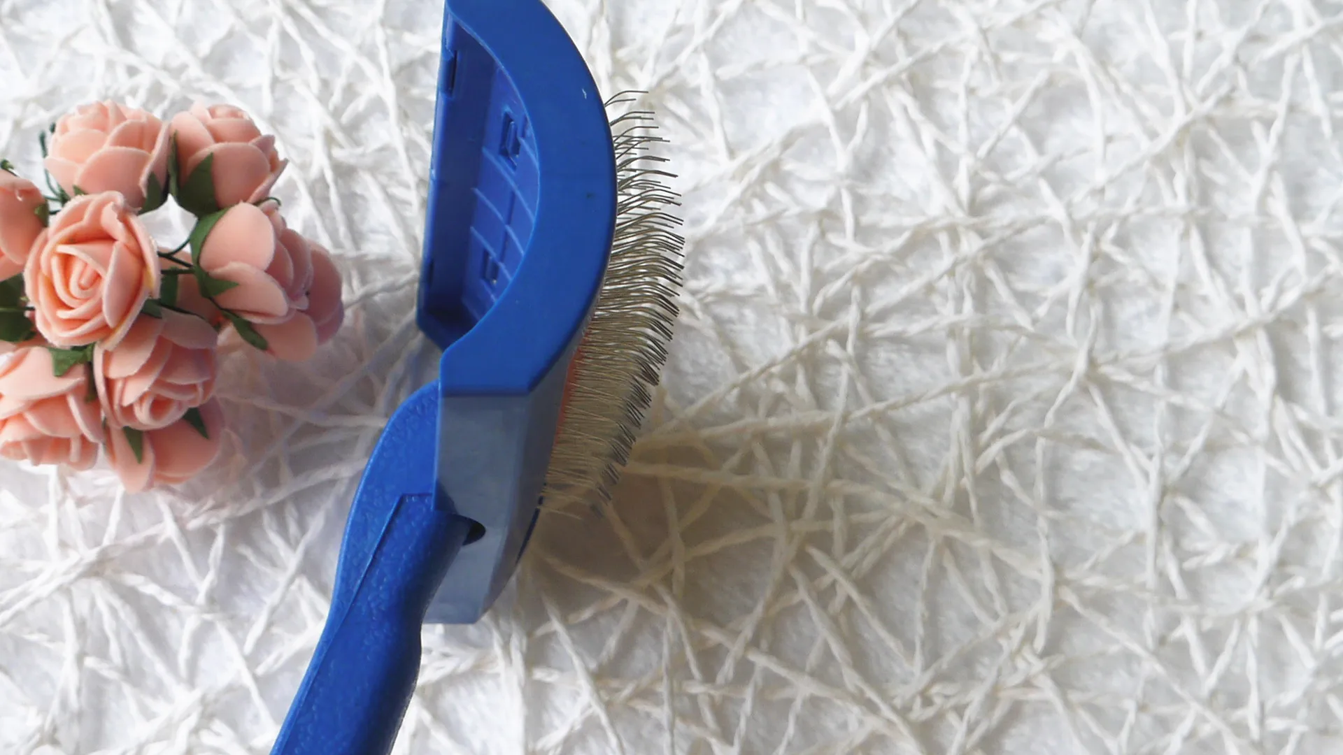 As Seen On TV Small Size Pet Hair Cleaning Supply Dog Cat Animal Puppy Fur Removal Slicker Comb Brush