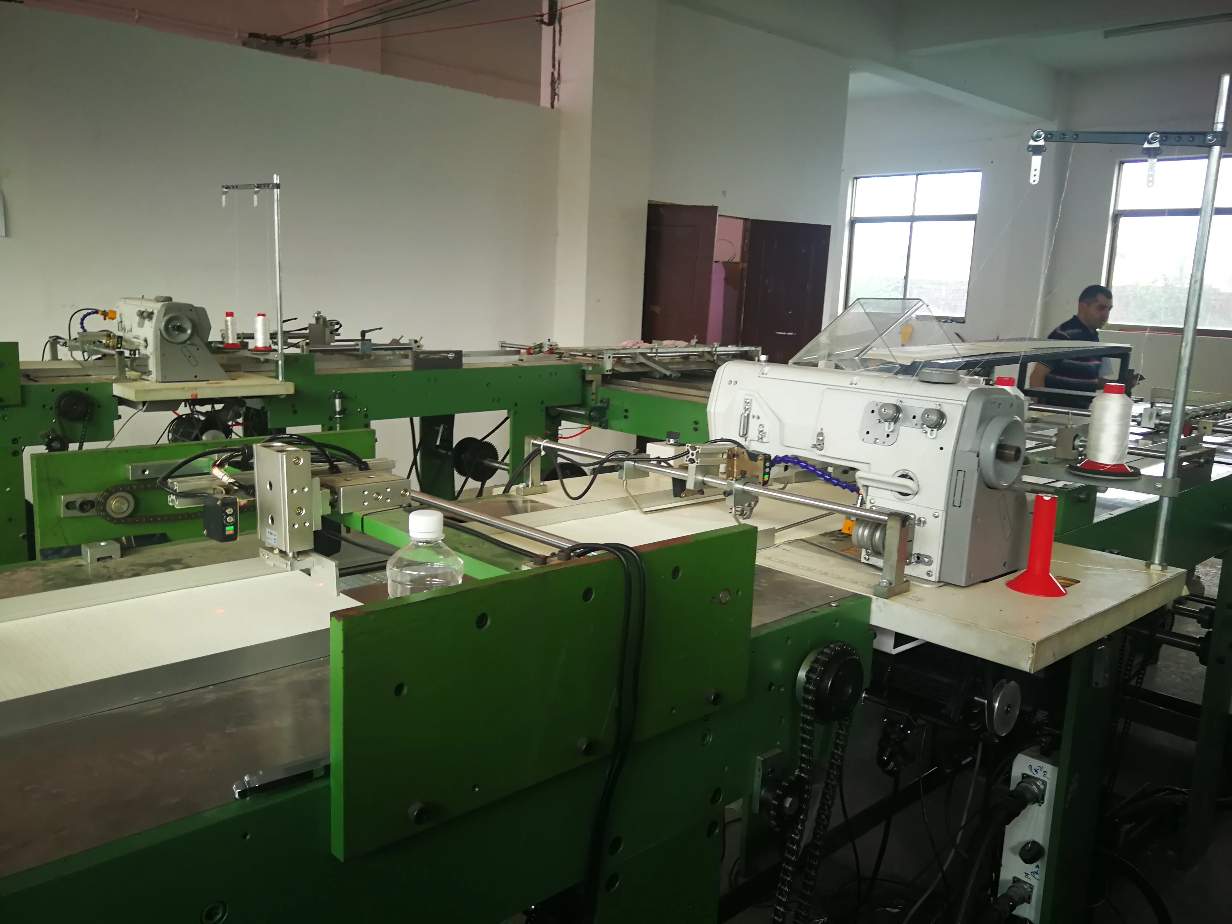 Automatic Thread Sewing Exercise Notebook Machine