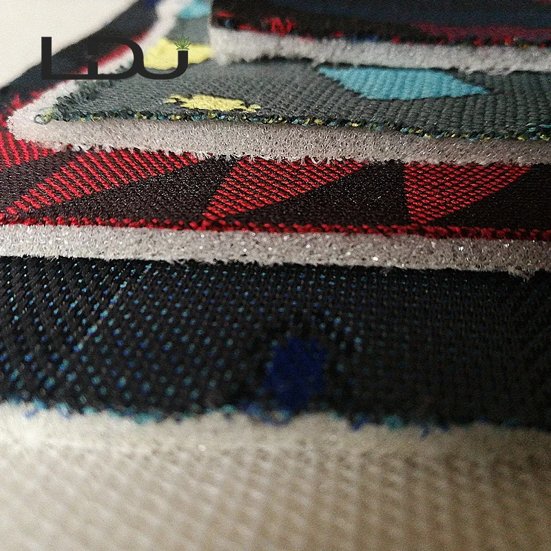 
Laminated Soft Textile Sofa Car Seat Upholstery Organic Cotton Mesh Fabric 