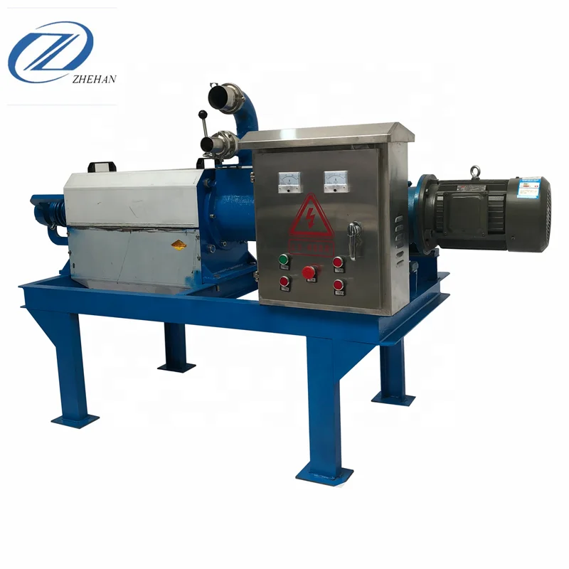 factory direct poultry manure machine, solid liquid separator