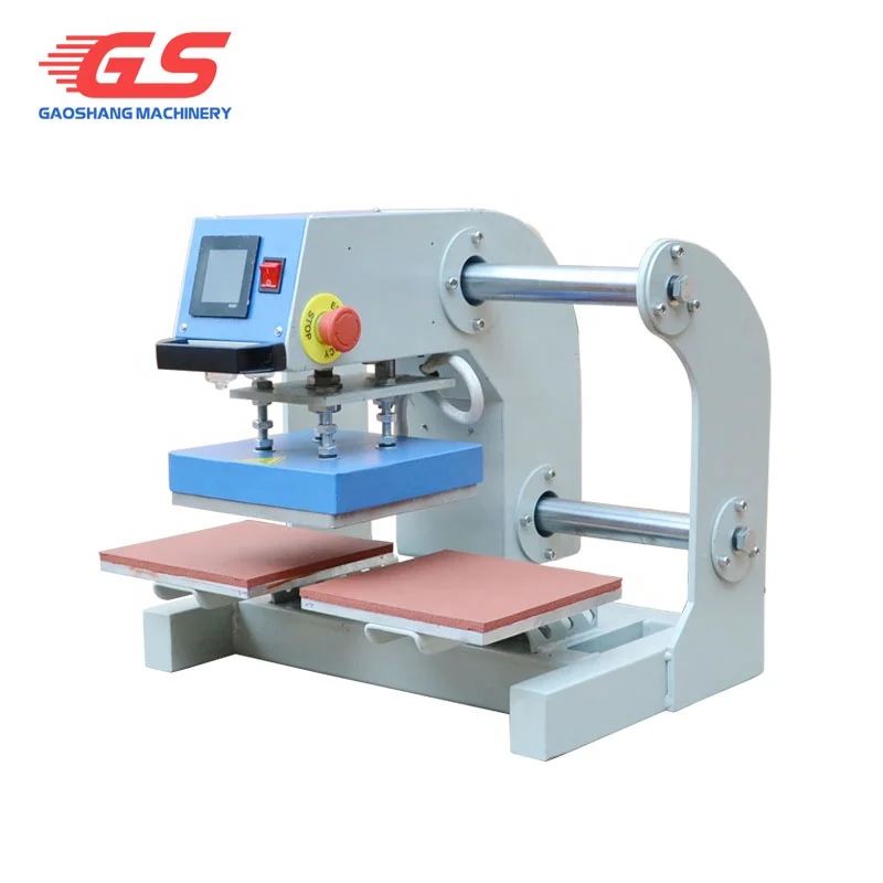 Shenzhen Manufacturer T-shirt Logo Label Vinyl Pneumatic Heat Press Machine for 8x8 inch automatic heat press DTF