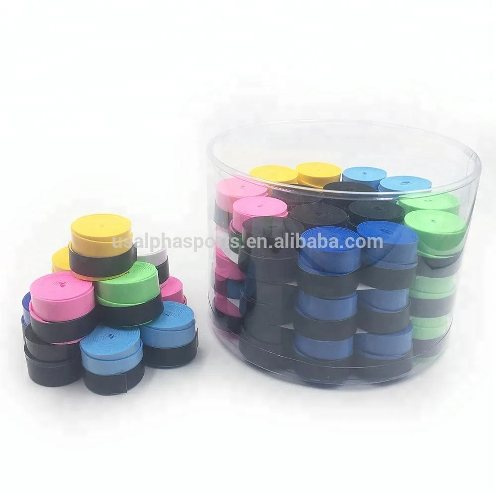 
Customize Tennis grip tape Hot sale PU badminton overgrip for tennis racket 