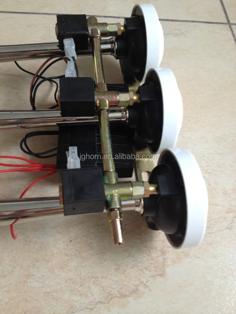 melody air horn with three iron trumpets