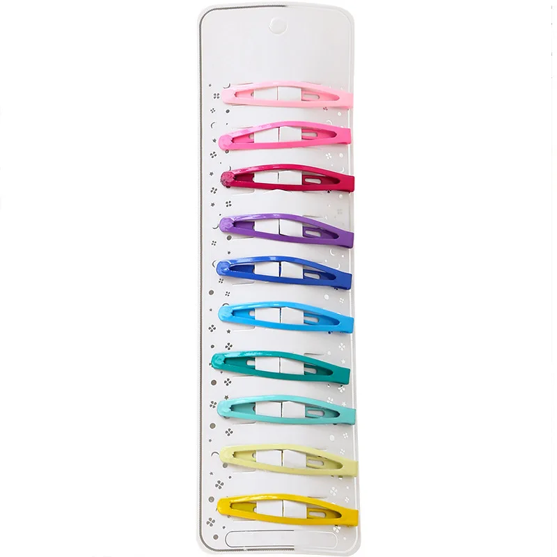 Заводская оптовая продажа от AHC19629 10 шт. в комплекте недорогие милые зажимы для волос INS цветные металлические заколки-невидимки аксессуары девочек