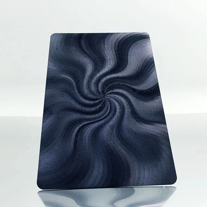 
GS-18036 Black Foil Playing Game Cards Custom Poker Cards For Gift 