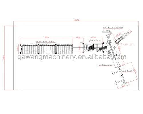 Automatic Spiral Winding Paper Tube /Core Product Making Machinery / Machine