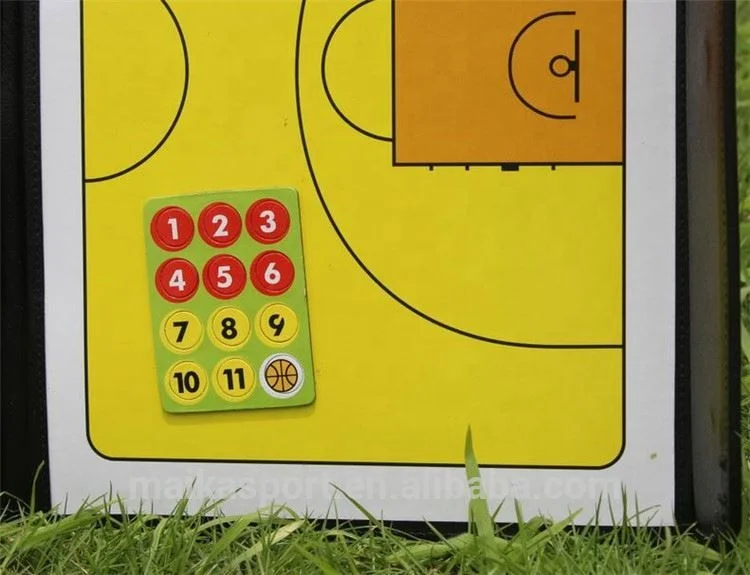 Newest selling custom design coach assistance products pu soccer basketball coaching board