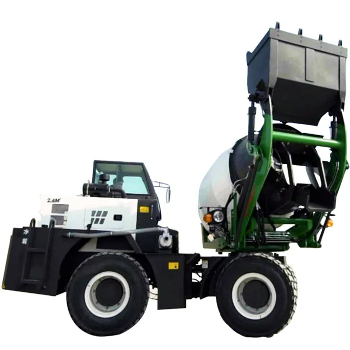 
12cbm Self Loading Mobile Concrete Mixer /Concrete mixer truck with loader 