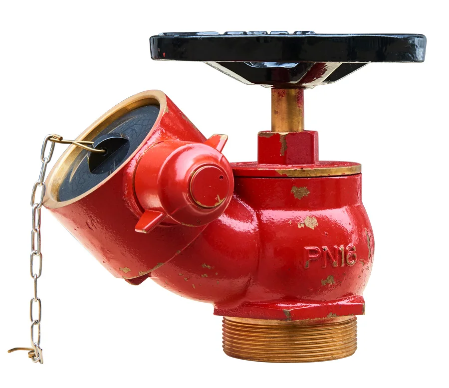 Threaded oblique type flange landing valve 2.5