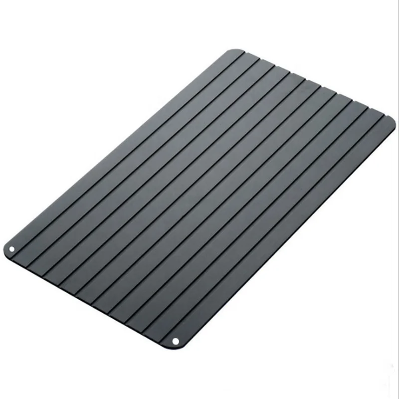 Kitchen Accessories Metal Food Fast Meat Defrosting Tray Defroster Plate Thawing Plate Defrosting Board in Aluminum Metal