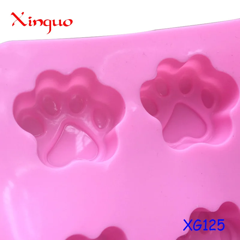 125 silicone cake 3d soap mold 10 cavity cat feet shape pudding mold cheese silicone mold cake decorating candle resin bpa free