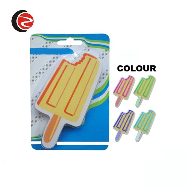 ice cream shaped creative rubber eraser