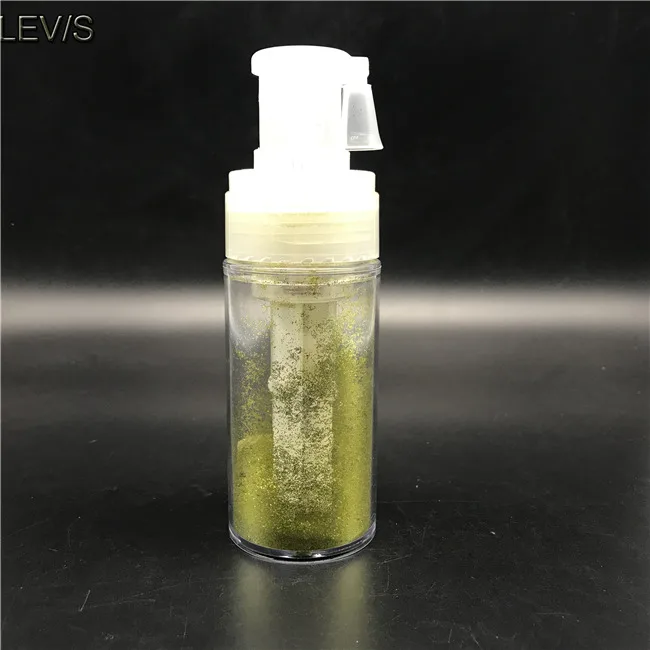 
110ml plastic baby powder containers talc powder bottle with pump 