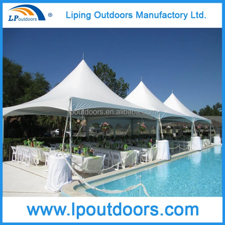 Outdoor aluminum frame swimming pool tent movable spa shelter spring top tent for hot selling