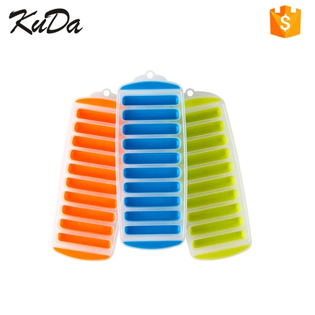 Kuda long silicone ice tray, ice cube trays silicone large for your kids